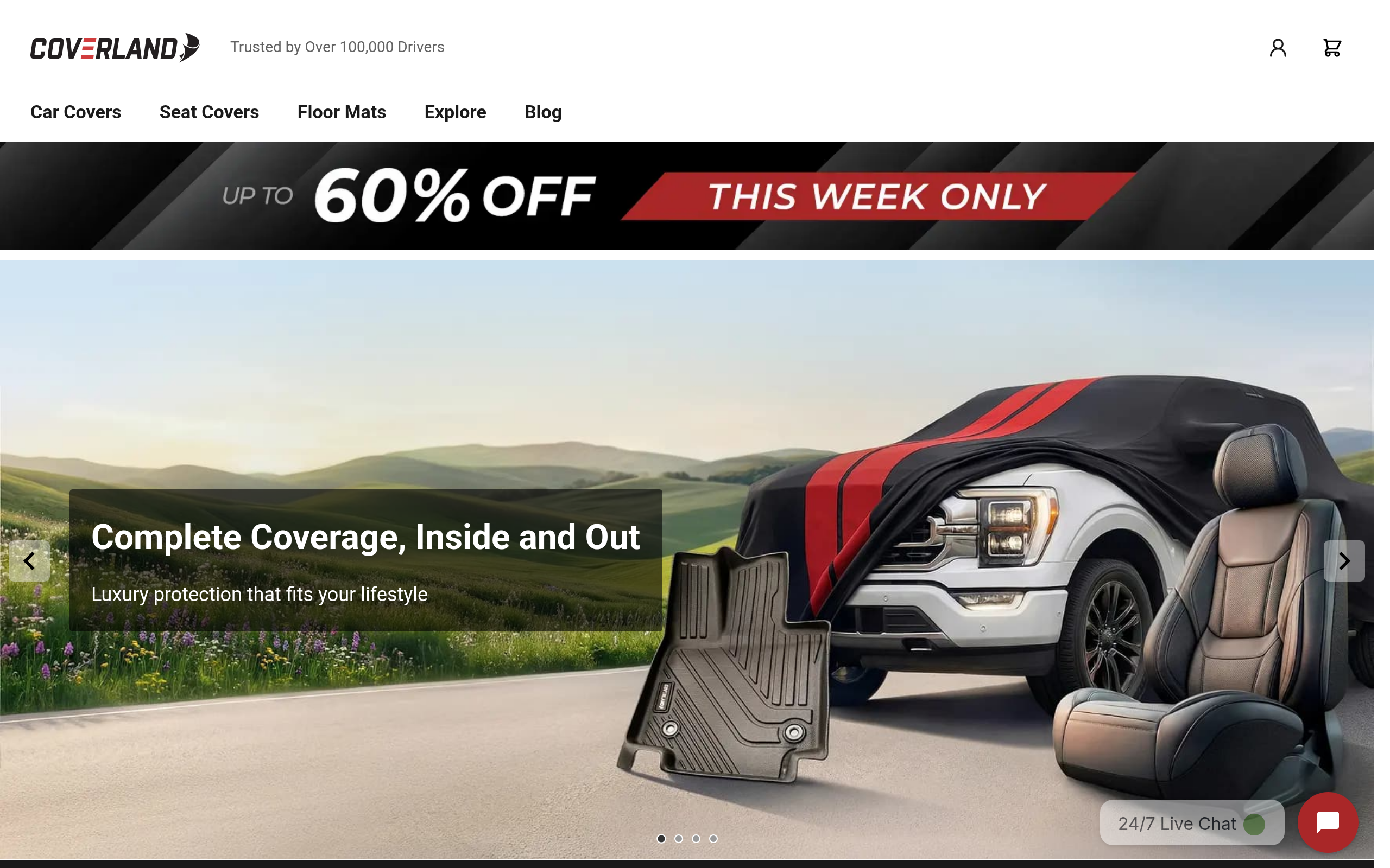Screenshot of Coverland